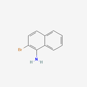 molecular formula C10H8BrN B1337802 2-bromonaphthalen-1-amine CAS No. 771-14-2