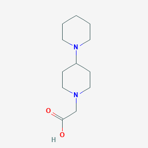 molecular formula C12H22N2O2 B1337803 [1,4'-Bipiperidine]-1'-acetic acid CAS No. 170508-04-0