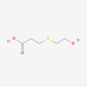 molecular formula C5H10O3S B1337809 3-(2-Hydroxy-ethylsulfanyl)-propionic acid 