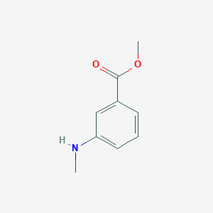 molecular formula C9H11NO2 B1337812 Benzoic acid, 3-(methylamino)-, methyl ester CAS No. 104542-38-3