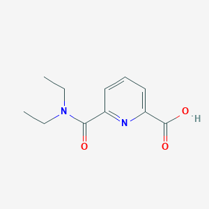 molecular formula C11H14N2O3 B1337837 6-(diethylcarbamoyl)pyridine-2-carboxylic Acid CAS No. 179469-06-8