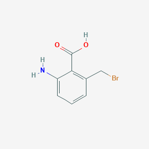 molecular formula C8H8BrNO2 B1337844 2-amino-6-(bromomethyl)benzoic Acid CAS No. 632340-58-0