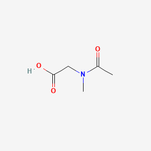molecular formula C5H9NO3 B1337869 N-乙酰-N-甲基甘氨酸 CAS No. 5888-91-5