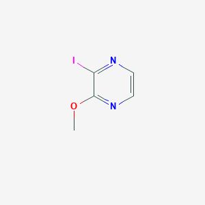 molecular formula C5H5IN2O B1337877 2-碘-3-甲氧基吡嗪 CAS No. 58139-04-1