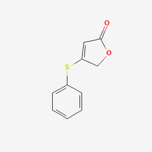molecular formula C10H8O2S B1337884 4-(Phenylthio)-2(5H)-furanone CAS No. 57061-30-0
