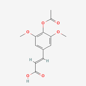 molecular formula C13H14O6 B1337888 Sinapic acid acetate CAS No. 90985-68-5