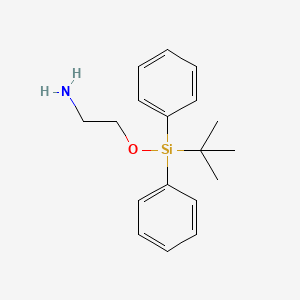 molecular formula C18H25NOSi B1337889 2-(叔丁基二苯基硅氧基)乙胺 CAS No. 91578-89-1