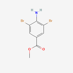 molecular formula C8H7Br2NO2 B1337890 Methyl 4-amino-3,5-dibromobenzoate CAS No. 3282-10-8