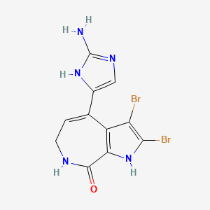 molecular formula C11H9Br2N5O B1337892 Stevensine CAS No. 99102-22-4