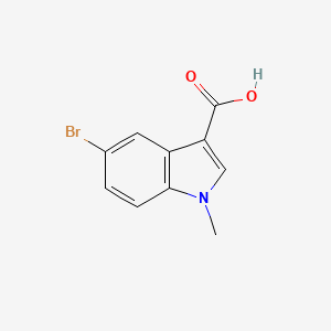 molecular formula C10H8BrNO2 B1337905 5-Bromo-1-methyl-1H-indole-3-carboxylic acid CAS No. 400071-95-6