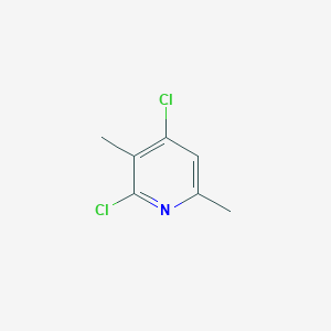 molecular formula C7H7Cl2N B1337920 2,4-Dichloro-3,6-dimethylpyridine CAS No. 83791-90-6