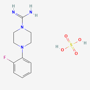 4-(2-Fluorophenyl)piperazine-1-carboximidamide sulfate
