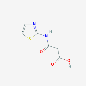 B1337941 2-[(1,3-Thiazol-2-yl)carbamoyl]acetic acid CAS No. 78096-15-8
