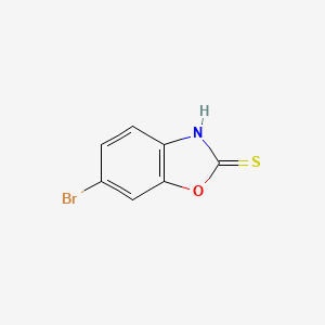 molecular formula C7H4BrNOS B1337943 6-bromobenzo[d]oxazole-2(3H)-thione CAS No. 24316-84-5