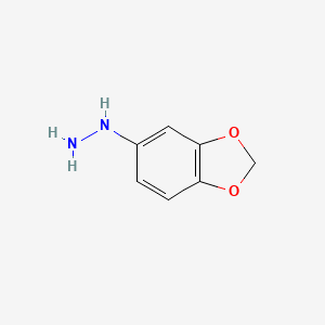 molecular formula C7H8N2O2 B1337945 1,3-Benzodioxol-5-ylhydrazine CAS No. 62646-09-7