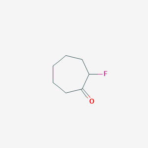 molecular formula C7H11FO B1337948 2-Fluorocycloheptanone CAS No. 1755-11-9