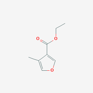 molecular formula C8H10O3 B133795 Ethyl 4-methylfuran-3-carboxylate CAS No. 154222-96-5