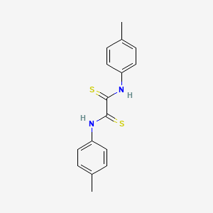 molecular formula C16H16N2S2 B13379529 N~1~,N~2~-bis(4-methylphenyl)ethanedithioamide 