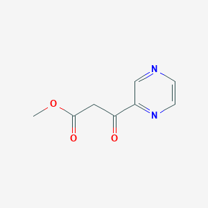 molecular formula C8H8N2O3 B1337953 Methyl 3-oxo-3-(pyrazin-2-yl)propanoate CAS No. 75399-07-4
