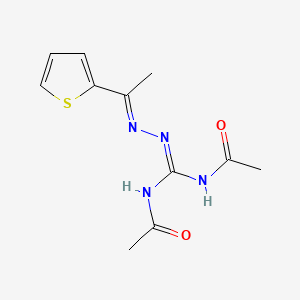 molecular formula C11H14N4O2S B13379626 Szyyitbvwvfhao-vgofmyfvsa- 