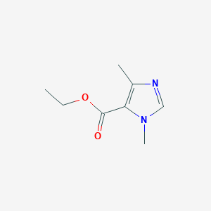 molecular formula C8H12N2O2 B1337963 Ethyl 1,4-dimethyl-1H-imidazole-5-carboxylate CAS No. 35445-32-0