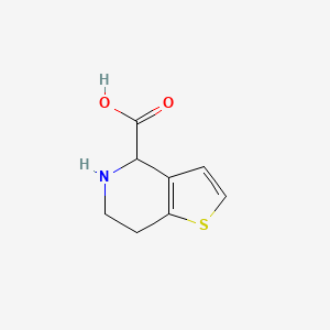 molecular formula C8H9NO2S B1337965 4,5,6,7-四氢噻吩并[3,2-c]吡啶-4-羧酸 CAS No. 77307-66-5