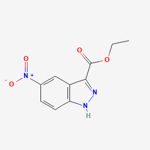 B1337966 Ethyl 5-nitro-1H-indazole-3-carboxylate CAS No. 78155-85-8