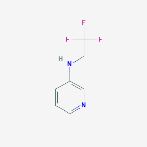 molecular formula C7H7F3N2 B1337982 N-(2,2,2-Trifluoroethyl)pyridin-3-amine CAS No. 77262-40-9