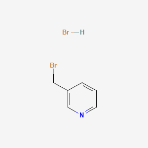 molecular formula C6H7Br2N B1337984 3-(Bromomethyl)pyridine hydrobromide CAS No. 4916-55-6