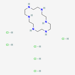 molecular formula C12H36Cl6N6 B1337987 1,4,7,10,13,16-Hexaazacyclooctadecane Hexahydrochloride CAS No. 58105-91-2