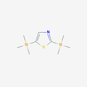 molecular formula C9H19NSSi2 B1338008 2,5-Bis(trimethylsilyl)thiazole CAS No. 79265-34-2
