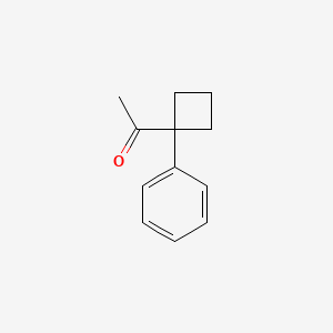 molecular formula C12H14O B1338017 1-(1-Phenylcyclobutyl)ethanone CAS No. 3972-67-6