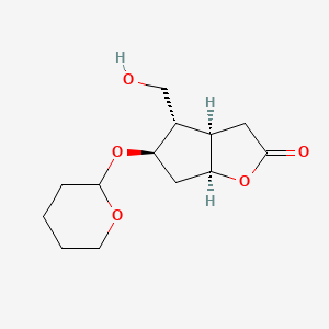(3aR,4S,5R,6aS)-4-(Hydroxymethyl)-5-((tetrahydro-2H-pyran-2-yl)oxy)hexahydro-2H-cyclopenta[b]furan-2-one