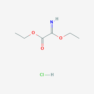 molecular formula C6H12ClNO3 B1338026 2-乙氧基-2-亚氨基乙酸乙酯盐酸盐 CAS No. 55149-83-2