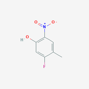 molecular formula C7H6FNO3 B1338033 5-Fluoro-4-methyl-2-nitrophenol CAS No. 83341-28-0