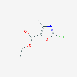 molecular formula C7H8ClNO3 B1338036 Ethyl 2-chloro-4-methyloxazole-5-carboxylate CAS No. 78451-11-3