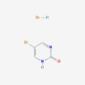 molecular formula C4H4Br2N2O B1338041 5-Bromopyrimidin-2(1H)-one hydrobromide CAS No. 81590-30-9