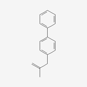molecular formula C16H16 B1338045 3-(4-Biphenyl)-2-methyl-1-propene CAS No. 53573-00-5