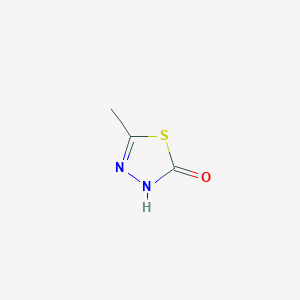 molecular formula C3H4N2OS B1338050 5-Methyl-1,3,4-thiadiazol-2-ol CAS No. 84352-65-8
