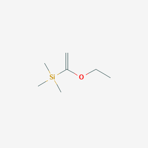 molecular formula C7H16OSi B1338054 (1-Ethoxyvinyl)-trimethylsilane CAS No. 81177-92-6