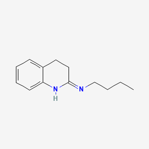 molecular formula C13H18N2 B13380655 N-butyl-3,4-dihydroquinolin-2-amine 