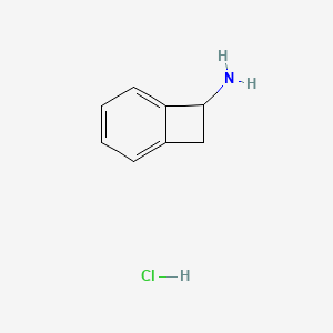 molecular formula C8H10ClN B1338069 Bicyclo[4.2.0]octa-1,3,5-trien-7-amine hydrochloride CAS No. 2299-00-5
