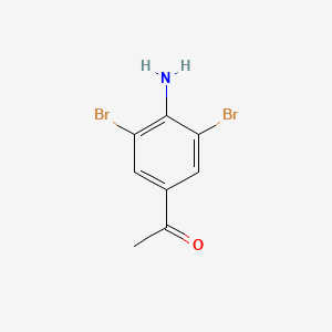 molecular formula C8H7Br2NO B1338070 4'-Amino-3',5'-dibromoacetophenone CAS No. 22589-50-0