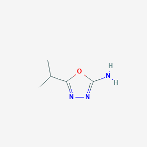 molecular formula C5H9N3O B1338075 5-异丙基-1,3,4-噁二唑-2-胺 CAS No. 65283-97-8