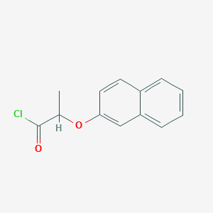 molecular formula C13H11ClO2 B1338083 2-(2-Naphthyloxy)propanoyl chloride CAS No. 62782-37-0