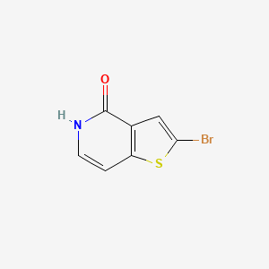 molecular formula C7H4BrNOS B1338086 2-溴噻吩[3,2-c]吡啶-4(5H)-酮 CAS No. 28948-60-9