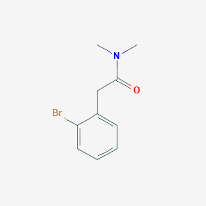 molecular formula C10H12BrNO B1338091 2-(2-Bromophenyl)-N,N-dimethylacetamide CAS No. 76016-35-8