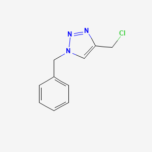 molecular formula C10H10ClN3 B1338102 1-苄基-4-(氯甲基)-1H-1,2,3-三唑 CAS No. 70380-29-9