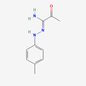 molecular formula C10H13N3O B13381091 N'-(4-methylphenyl)-2-oxopropanehydrazonamide 