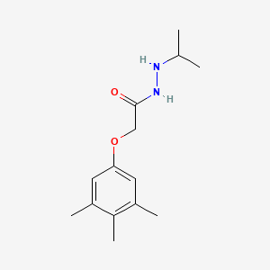 molecular formula C14H22N2O2 B13381282 N'-isopropyl-2-(3,4,5-trimethylphenoxy)acetohydrazide 